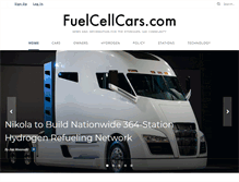 Tablet Screenshot of fuelcellcars.com